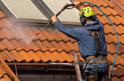 Démoussage et hydrofuge de toiture à Lallaing